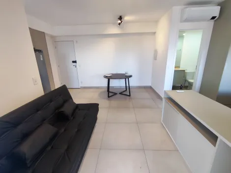 Apartamento Studio Mobiliado Andar Alto Face Sombra com dormitório suíte conjugado sala, ar condicionado, wc suíte